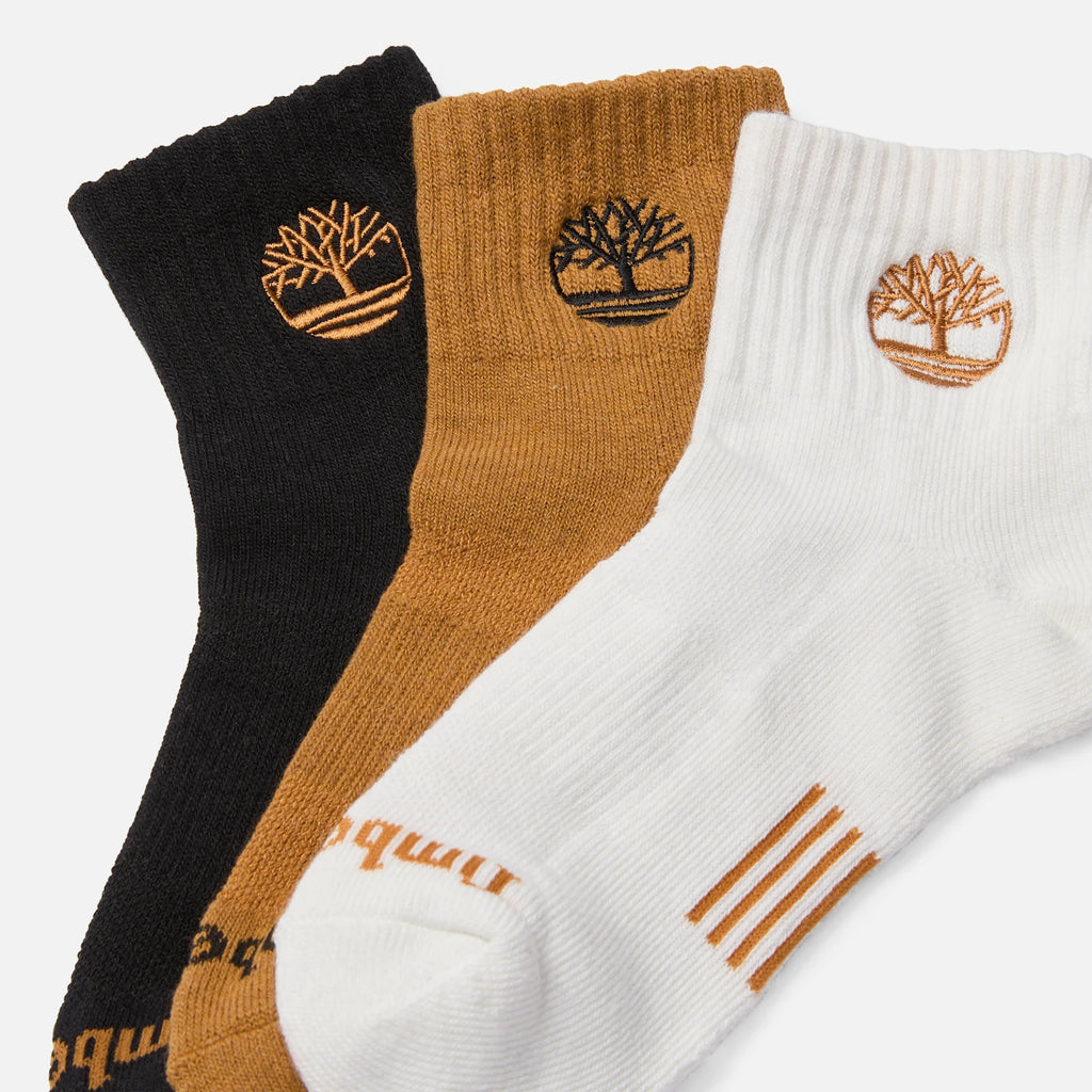 3-Pack Half-Cushion Quarter Socks