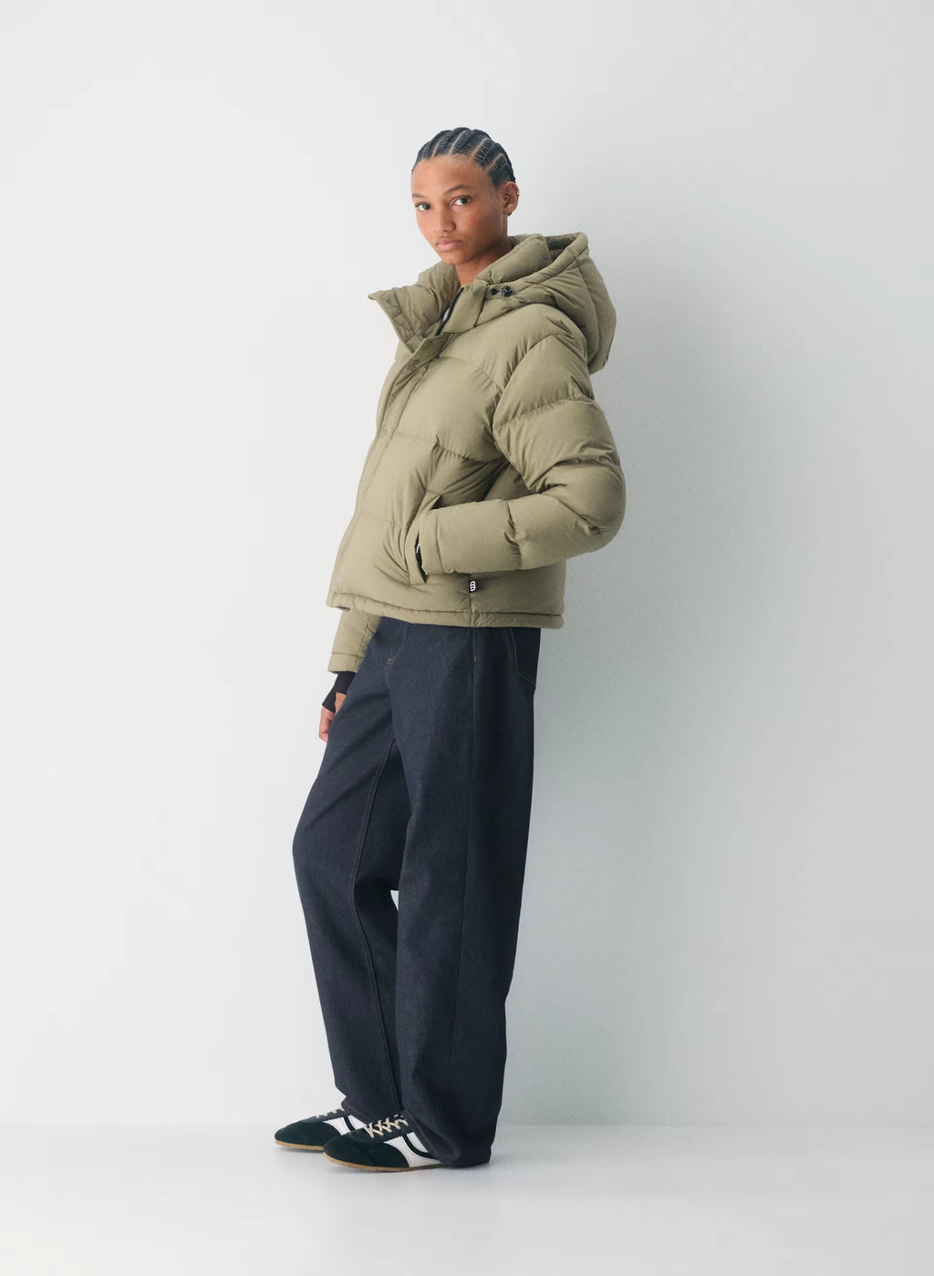 Short Down Puffer Jacket - Blue