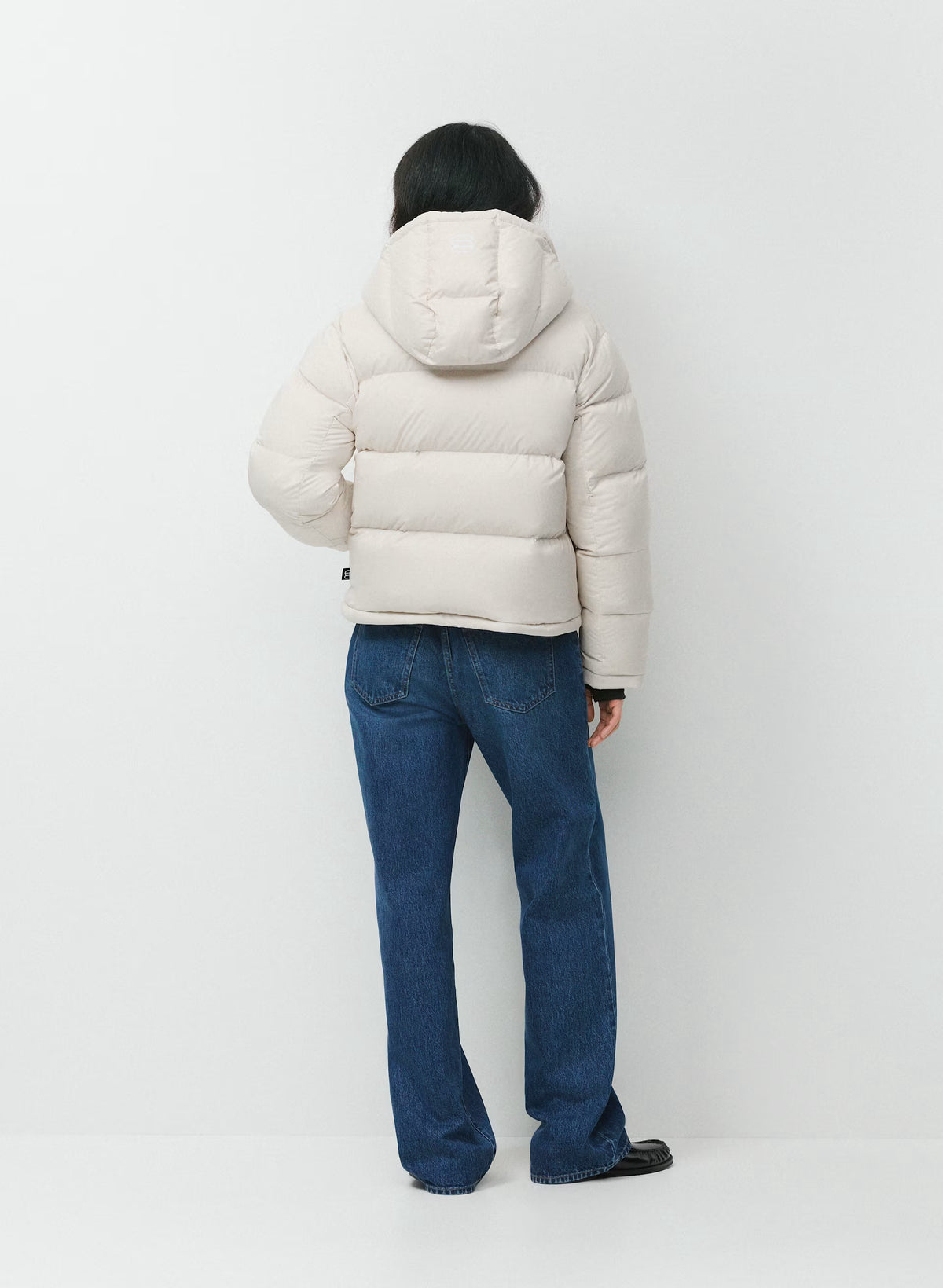Short Down Puffer Jacket - Blue