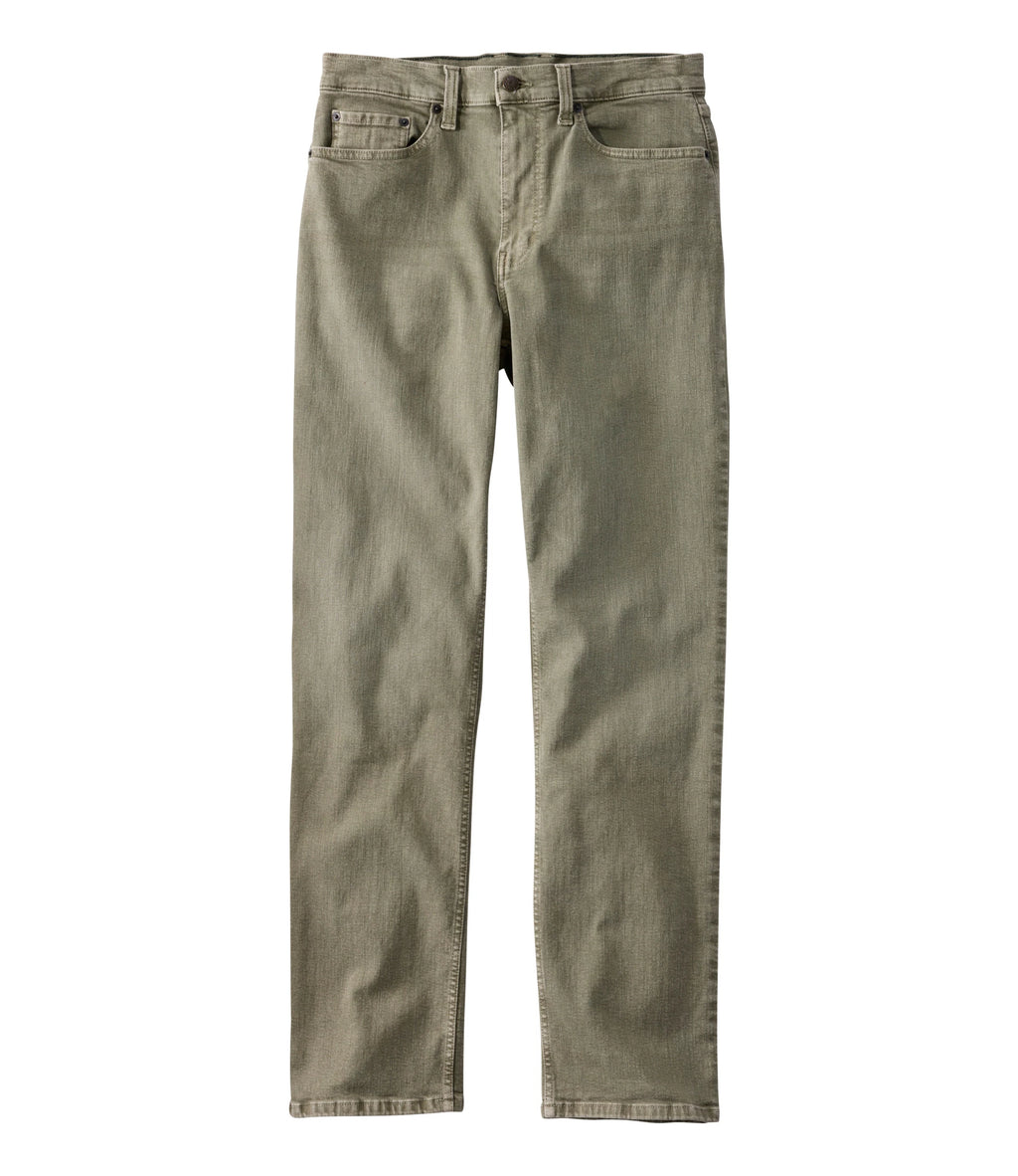 Men's Stretch Straight-Leg Jeans - Tan