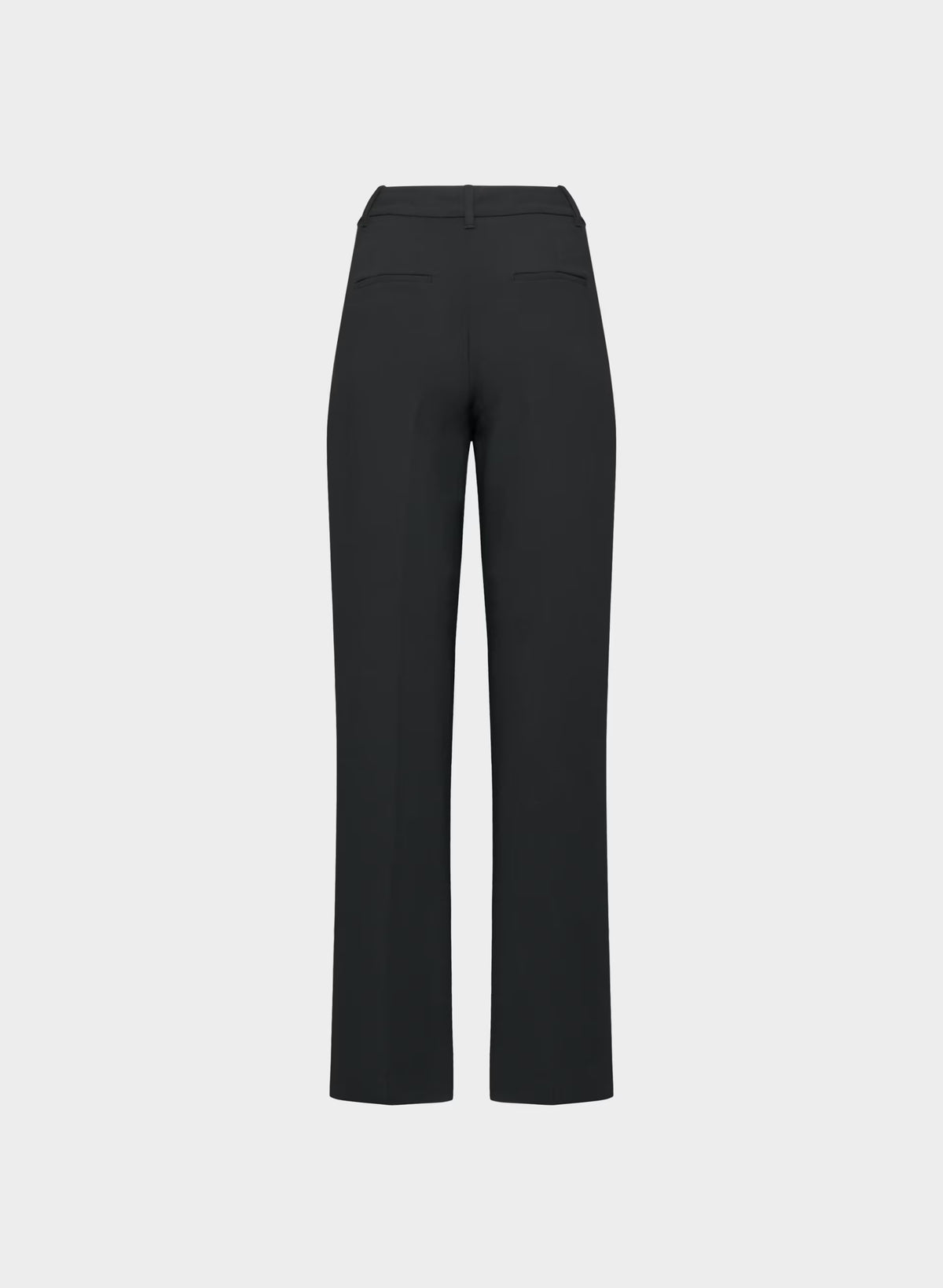 High-Rise Wide-Leg Crepe Trousers - Sand