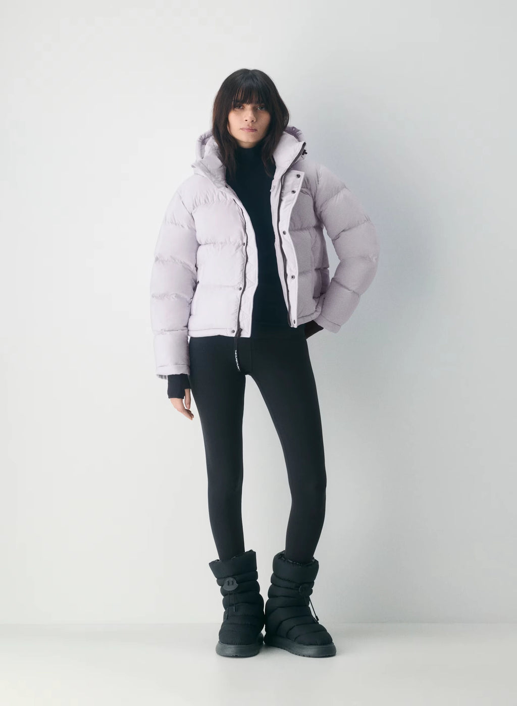 Short Down Puffer Jacket - Blue