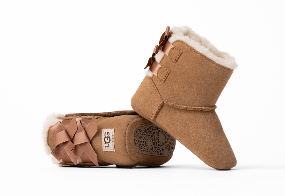 Baby Suede Bow Boot - Ribbon Candy