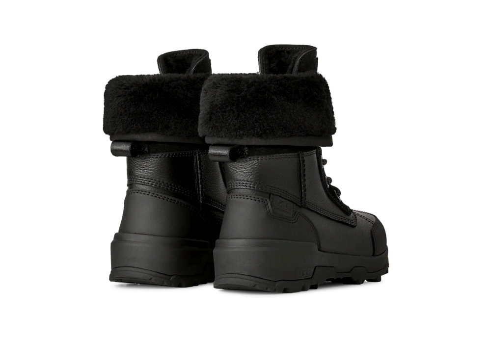 Kids' Waterproof Leather And Suede Winter Boot - Chestnut