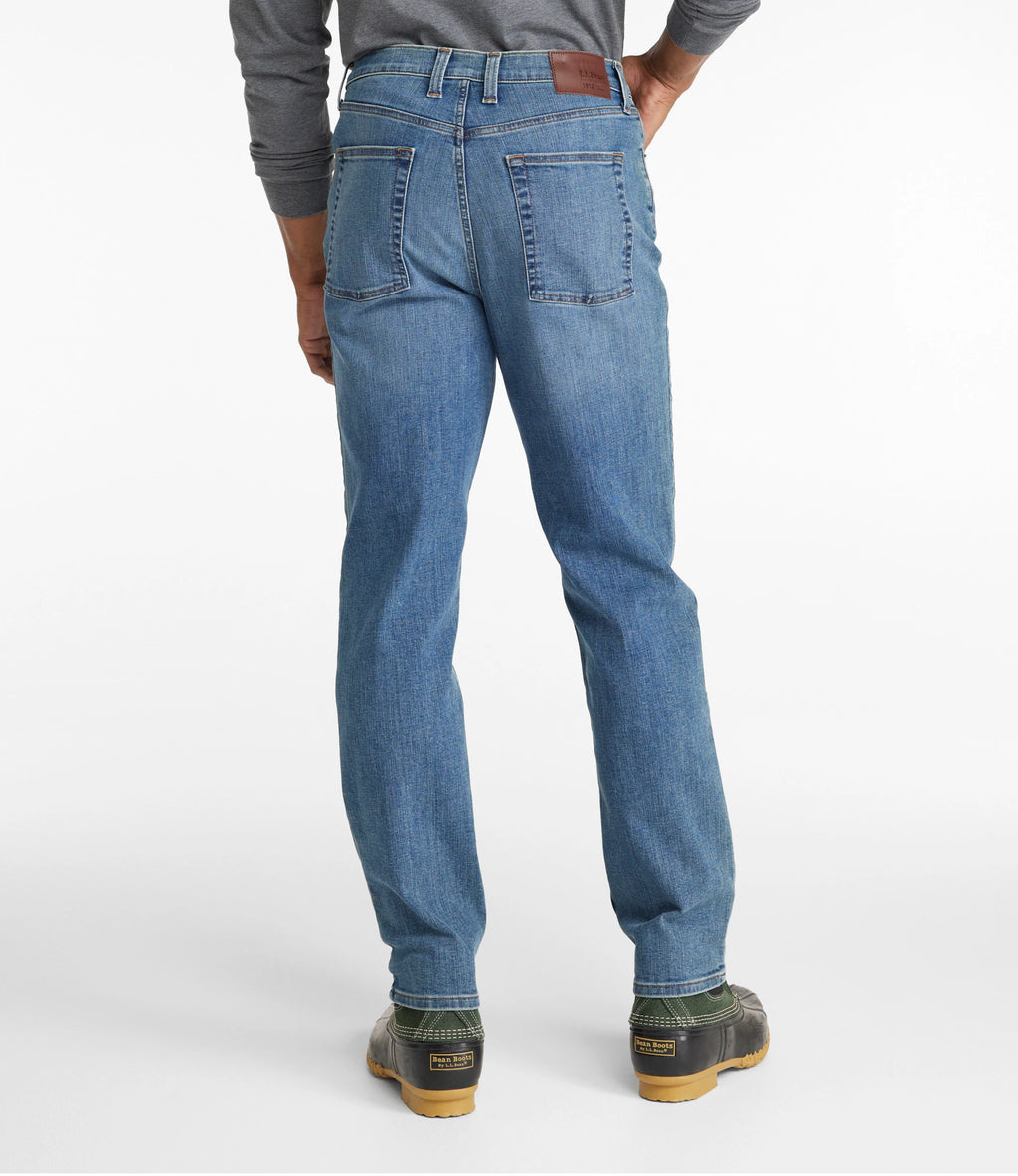 Men's Stretch Straight-Leg Jeans - Tan