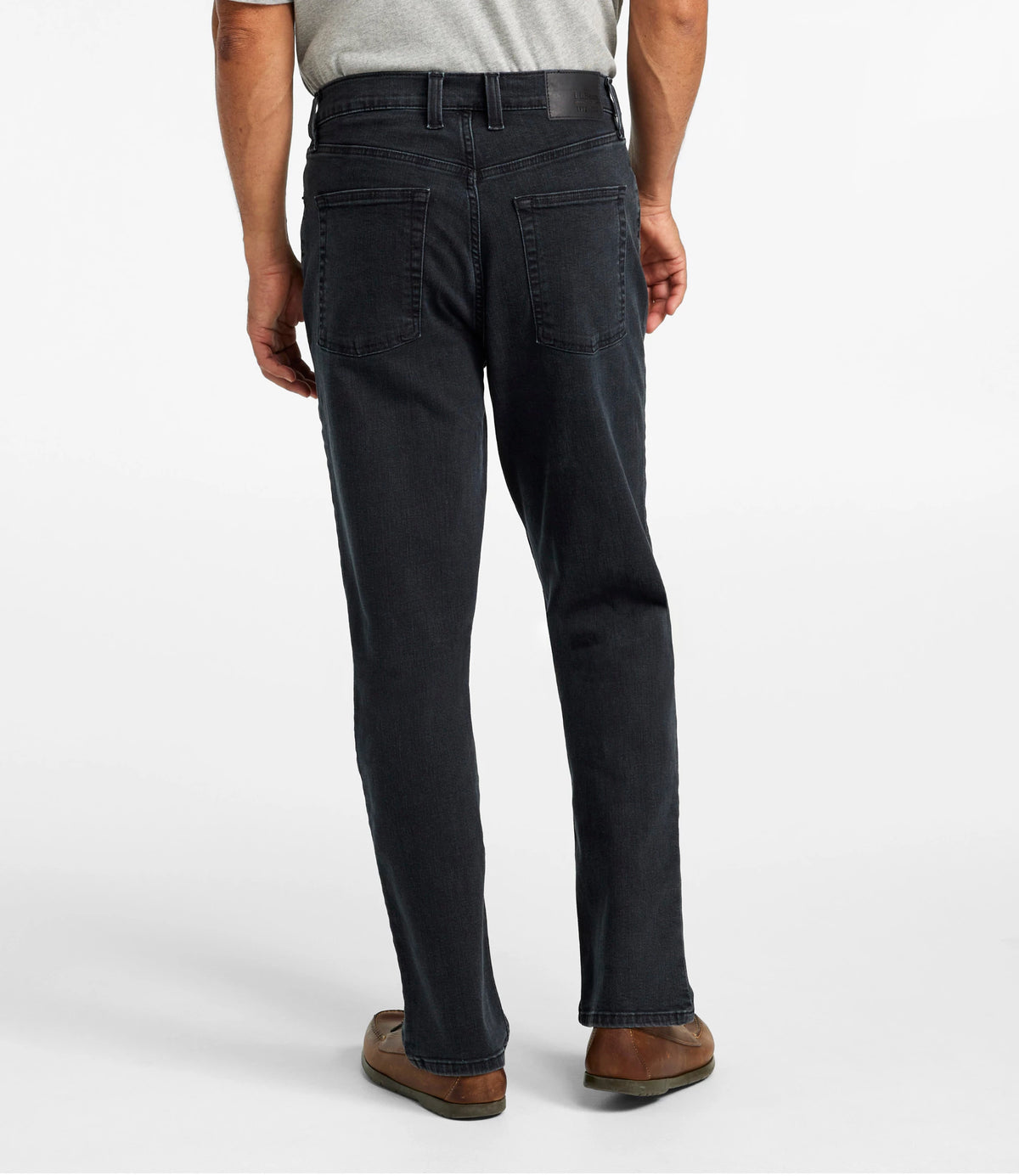 Men's Stretch Straight-Leg Jeans - Tan