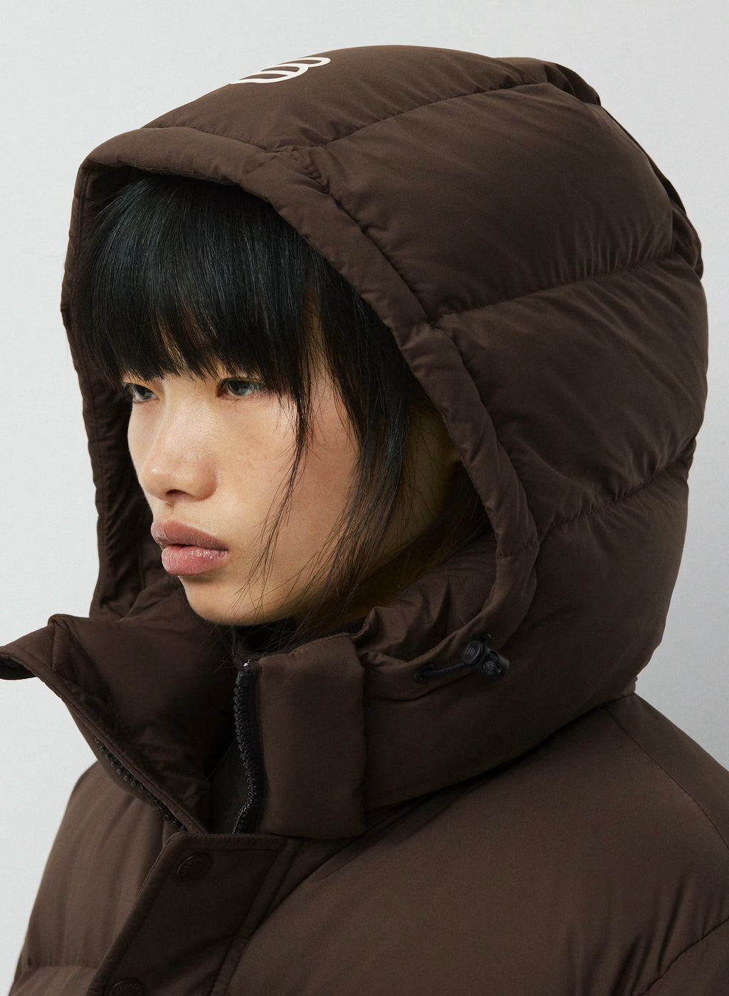 Long Down Puffer Jacket - Blue