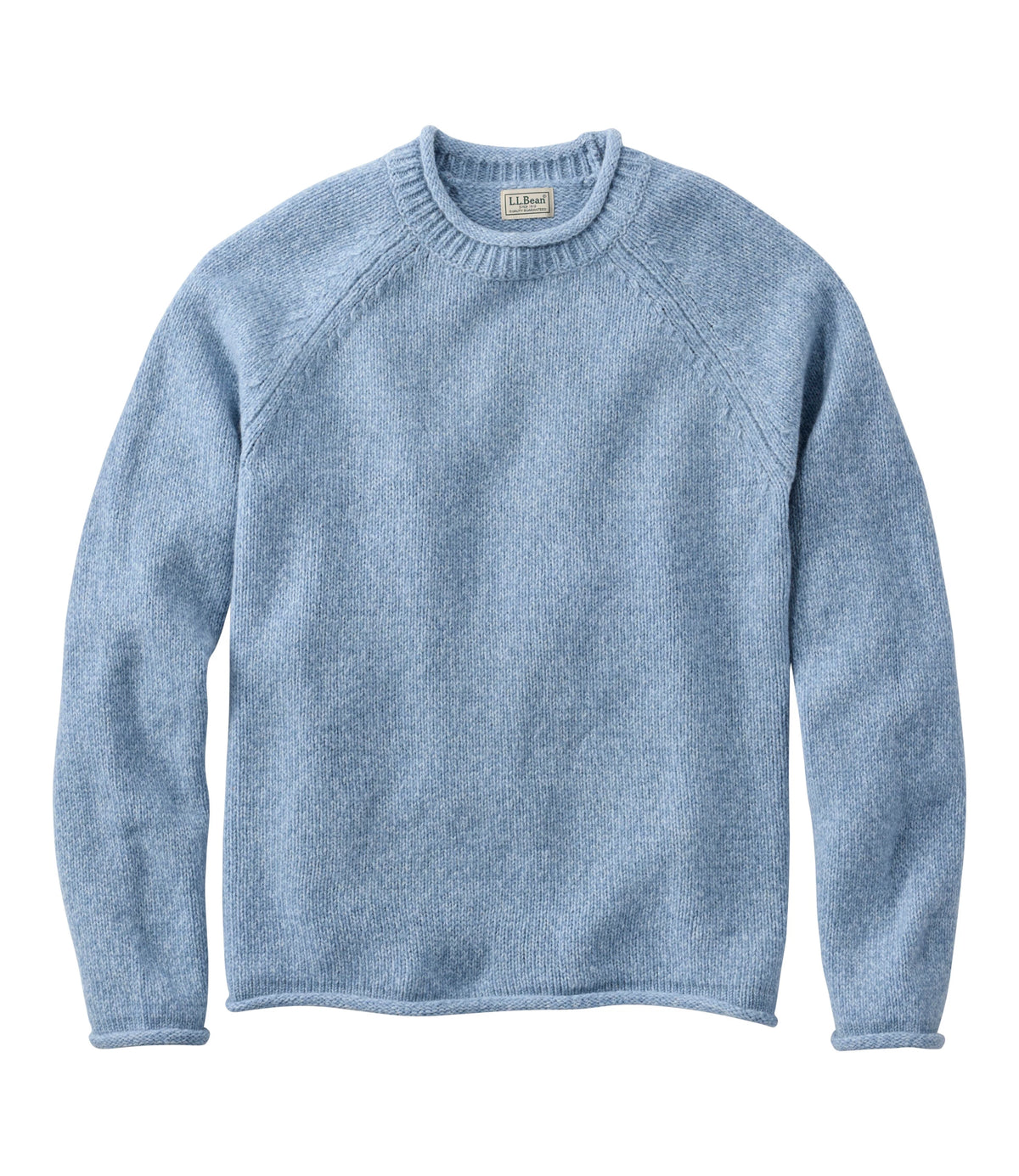 Men's Lambswool Rollneck Sweater - Natural