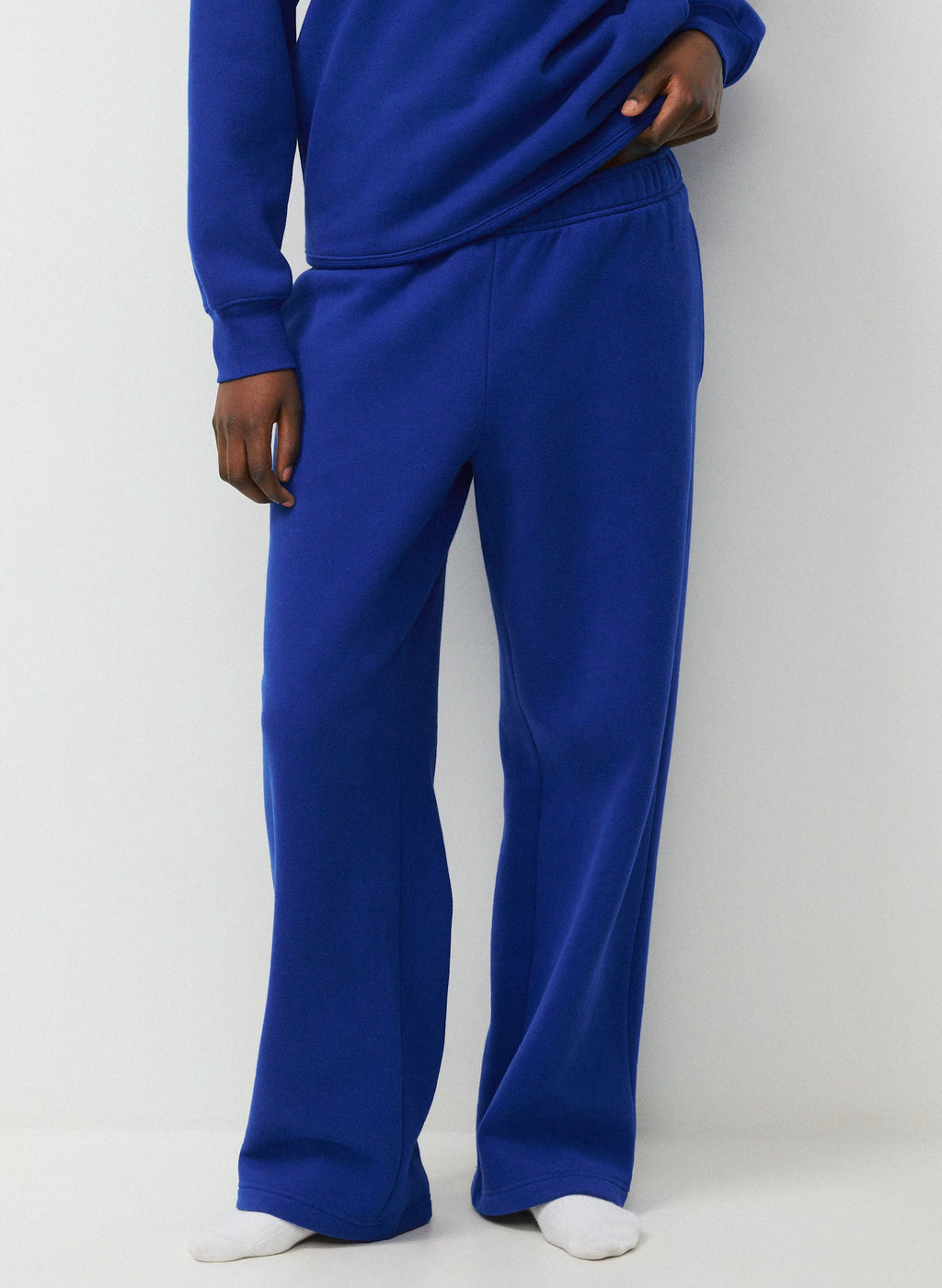 Straight-Leg Fleece Sweatpants - Yellow