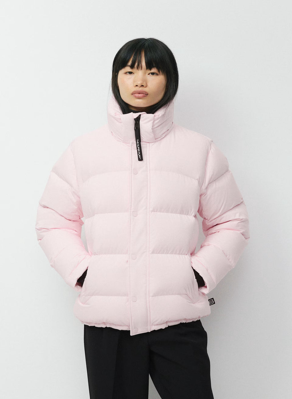 Long Down Puffer Jacket - Blue