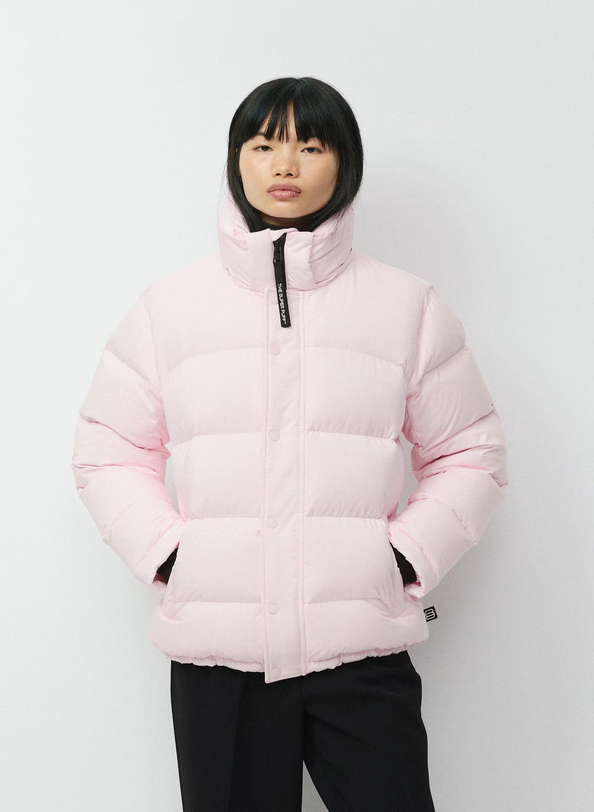 Long Down Puffer Jacket - Blue