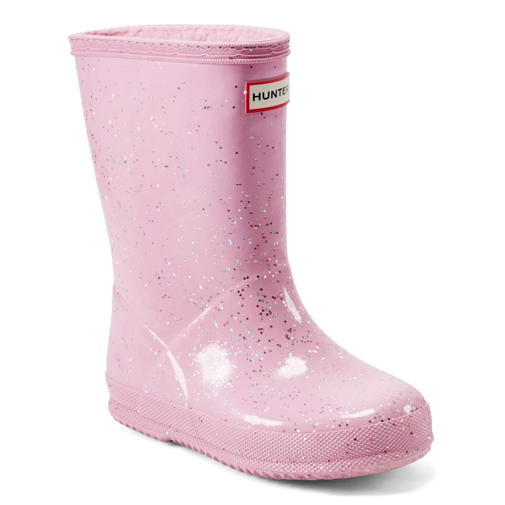 Kids' Insulated Glitter Rain Boots - Light Pink