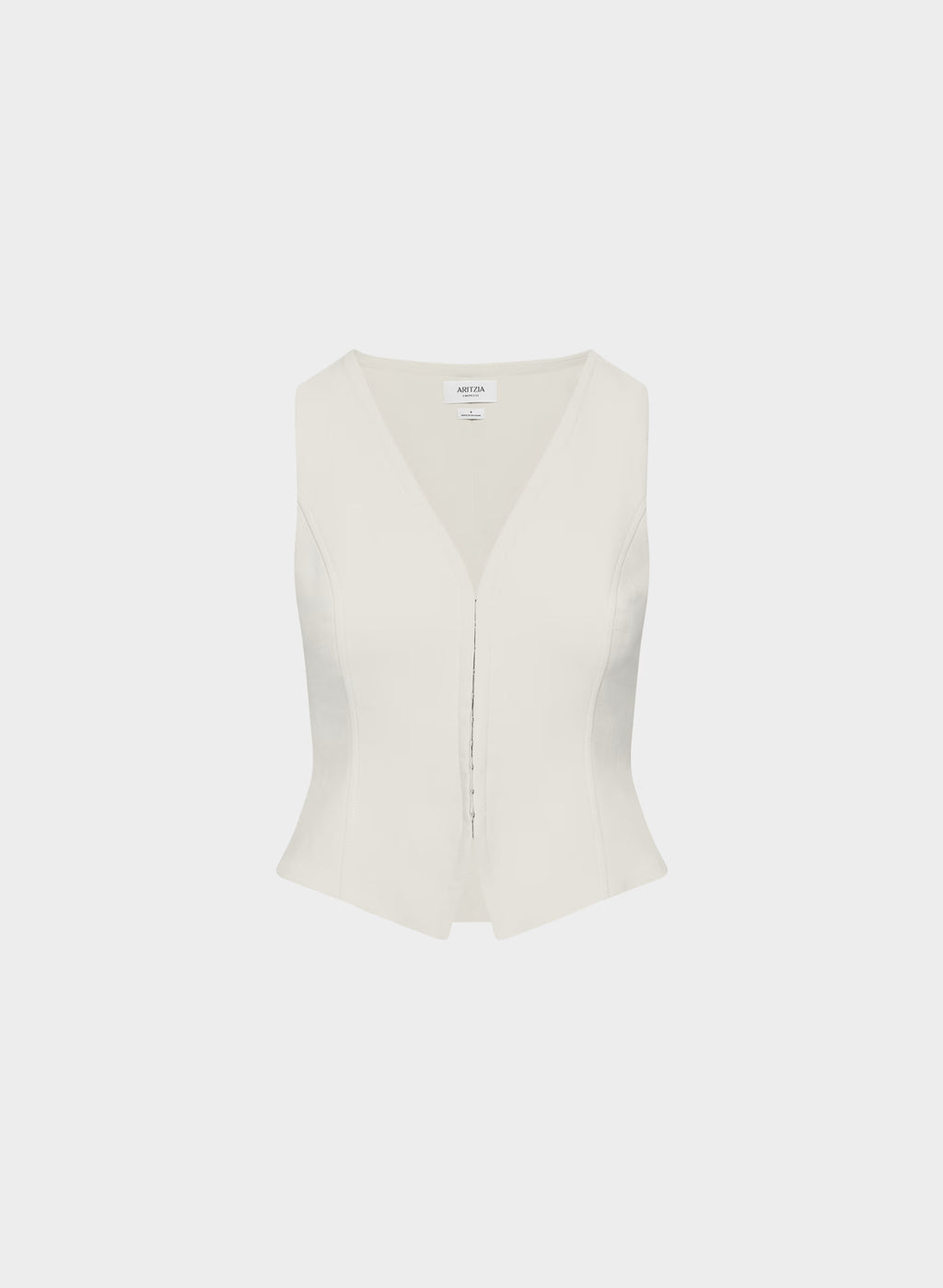Lined Tailored Suit Vest - Olive