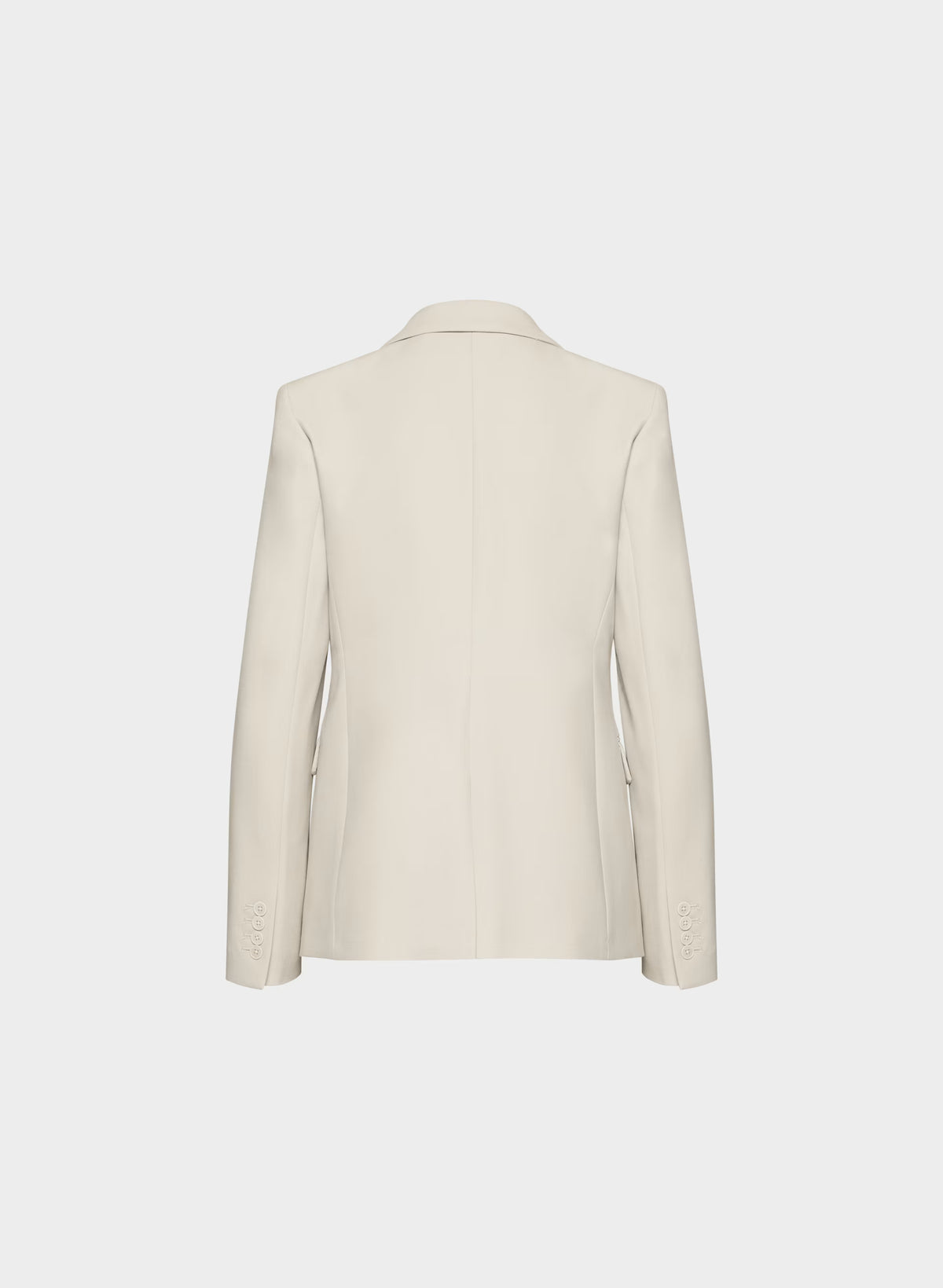Single-Breasted Stretch Blazer - Check