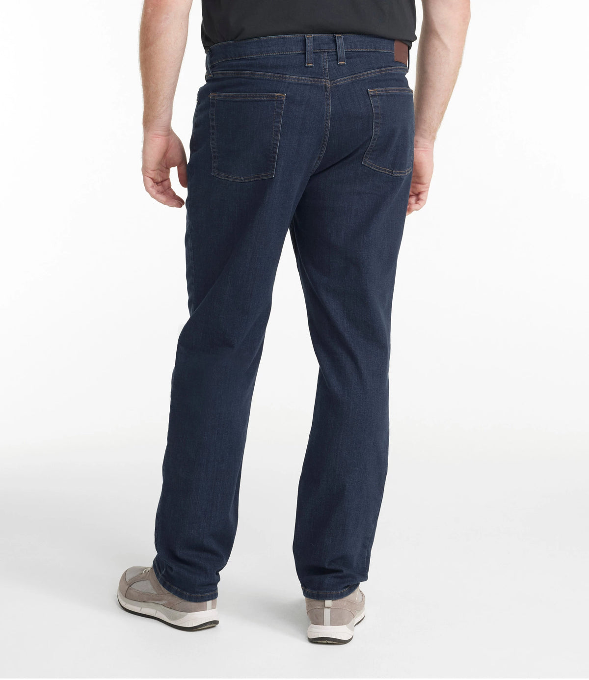 Men's Stretch Straight-Leg Jeans - Tan