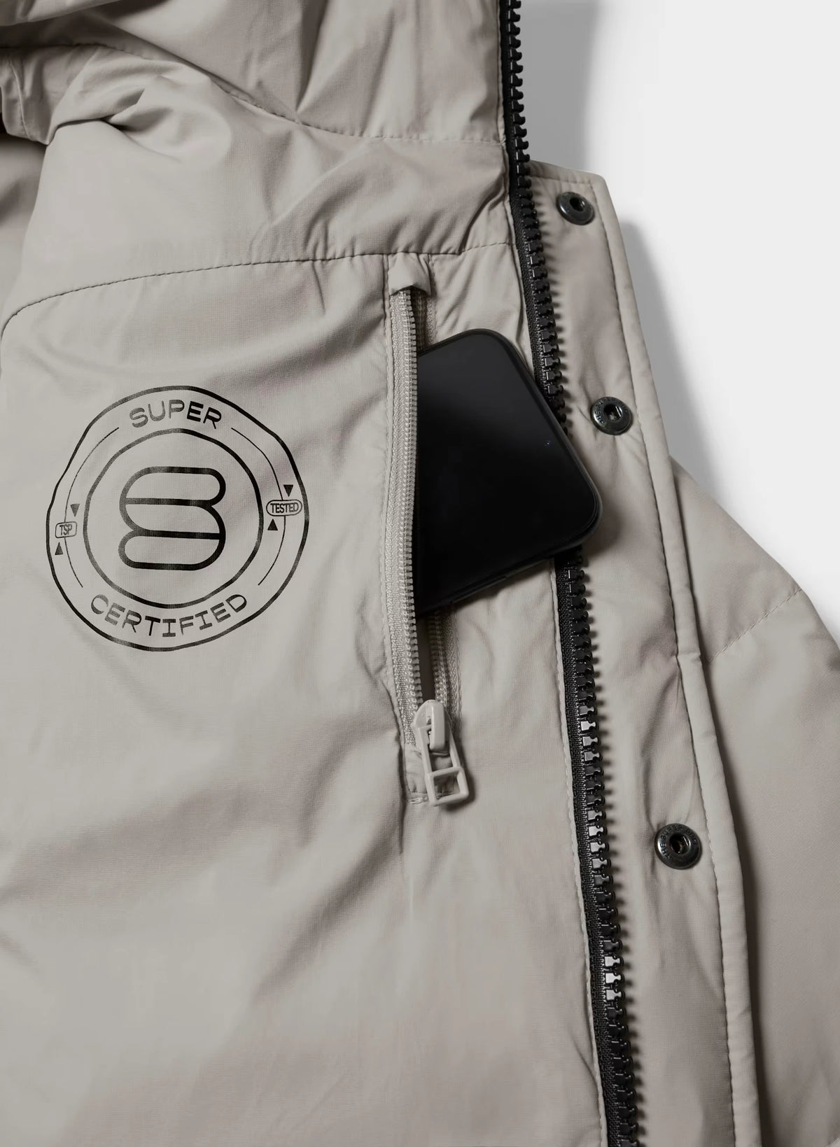 Short Down Puffer Jacket - Blue