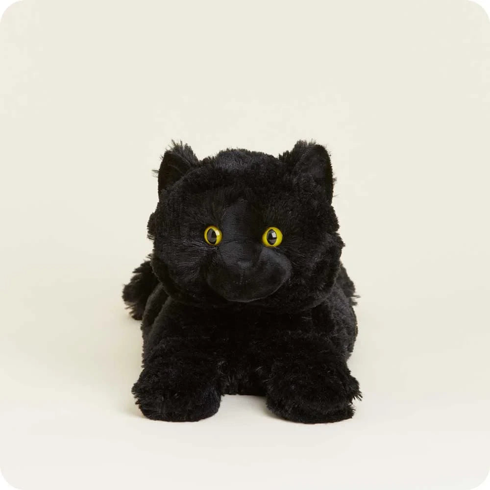 Microwavable Weighted Black Cat Plush