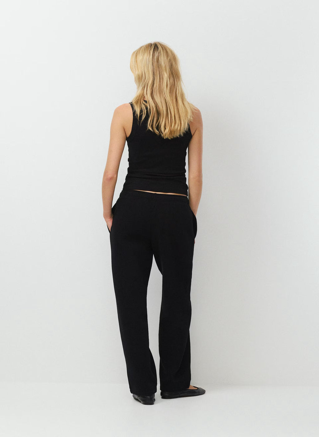 Straight-Leg Fleece Sweatpants - Yellow