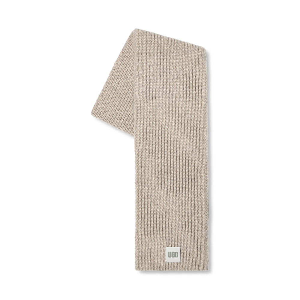 Unisex Chunky Rib Knit Scarf