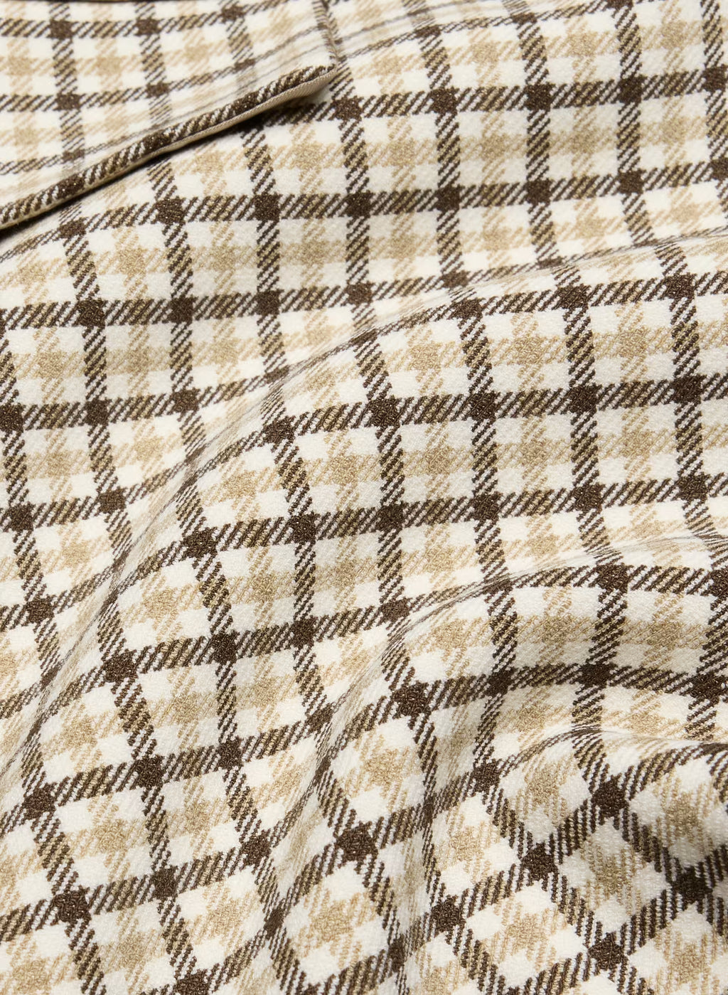 Single-Breasted Stretch Blazer - Check