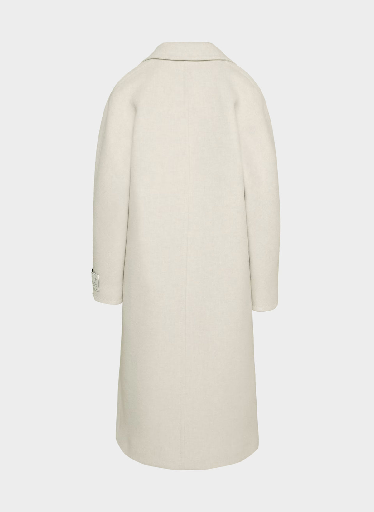 Double-Breasted Wool Cashmere Coat - Herringbone