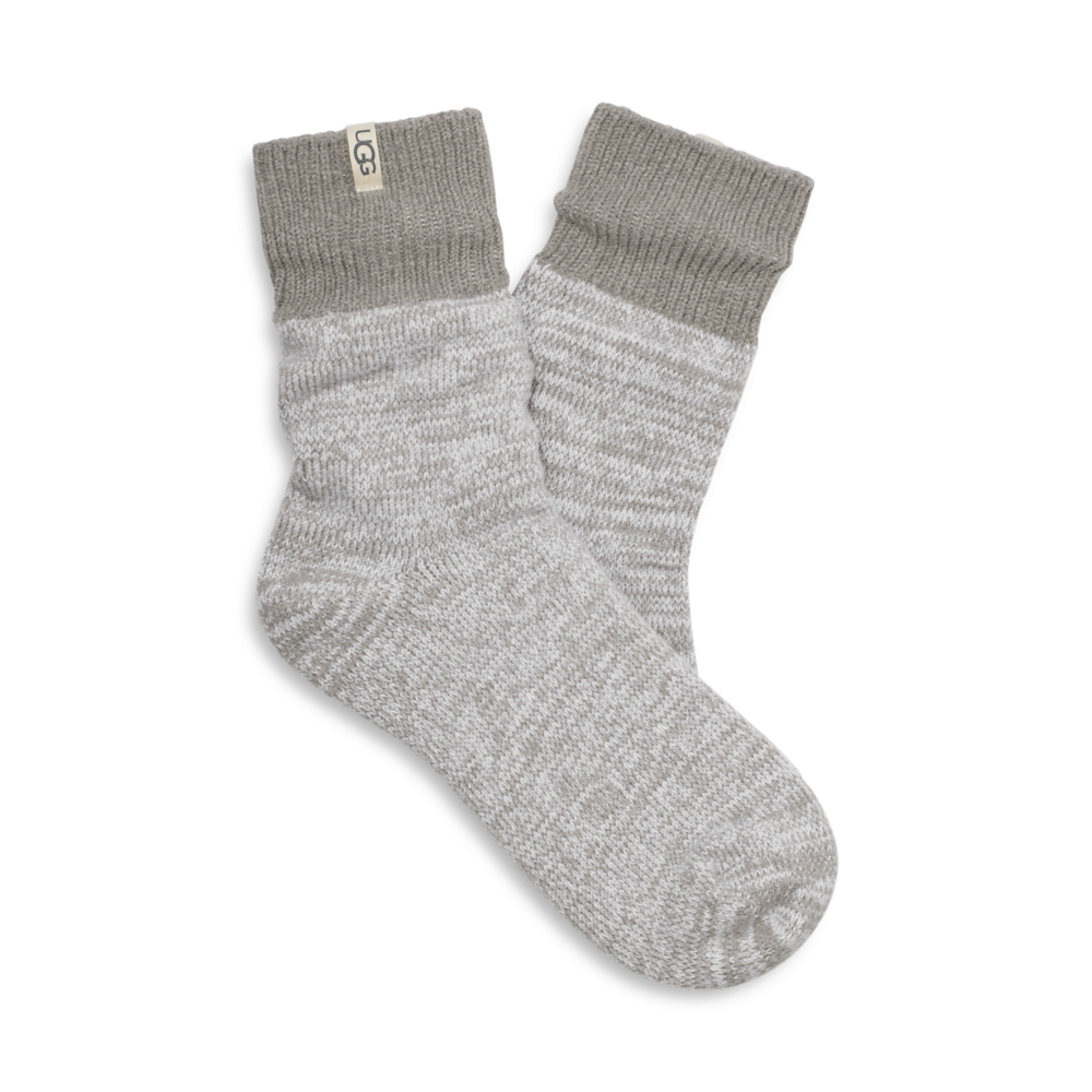 Women's Rib Knit Quarter Socks - Black