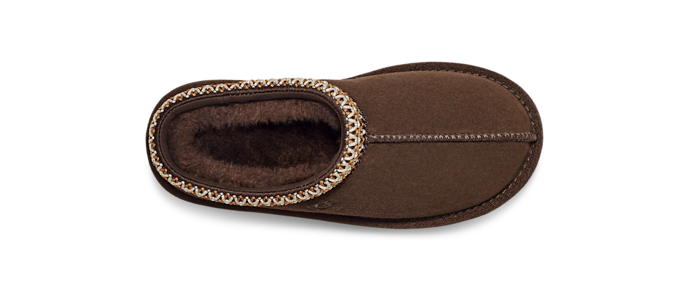 Kids' Suede Slip-On Slipper - Chestnut