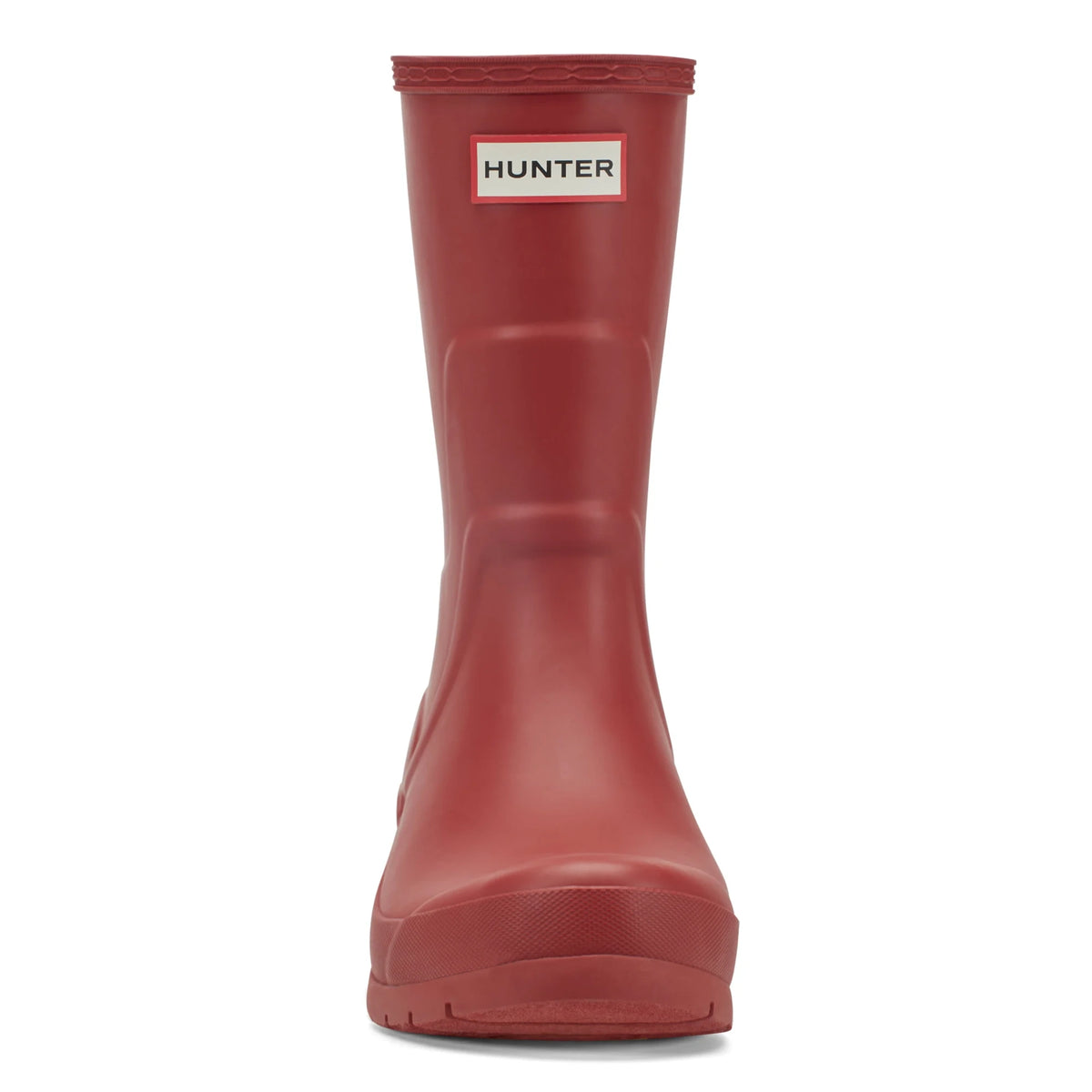 Women's Waterproof Rubber Ankle Boot - Red