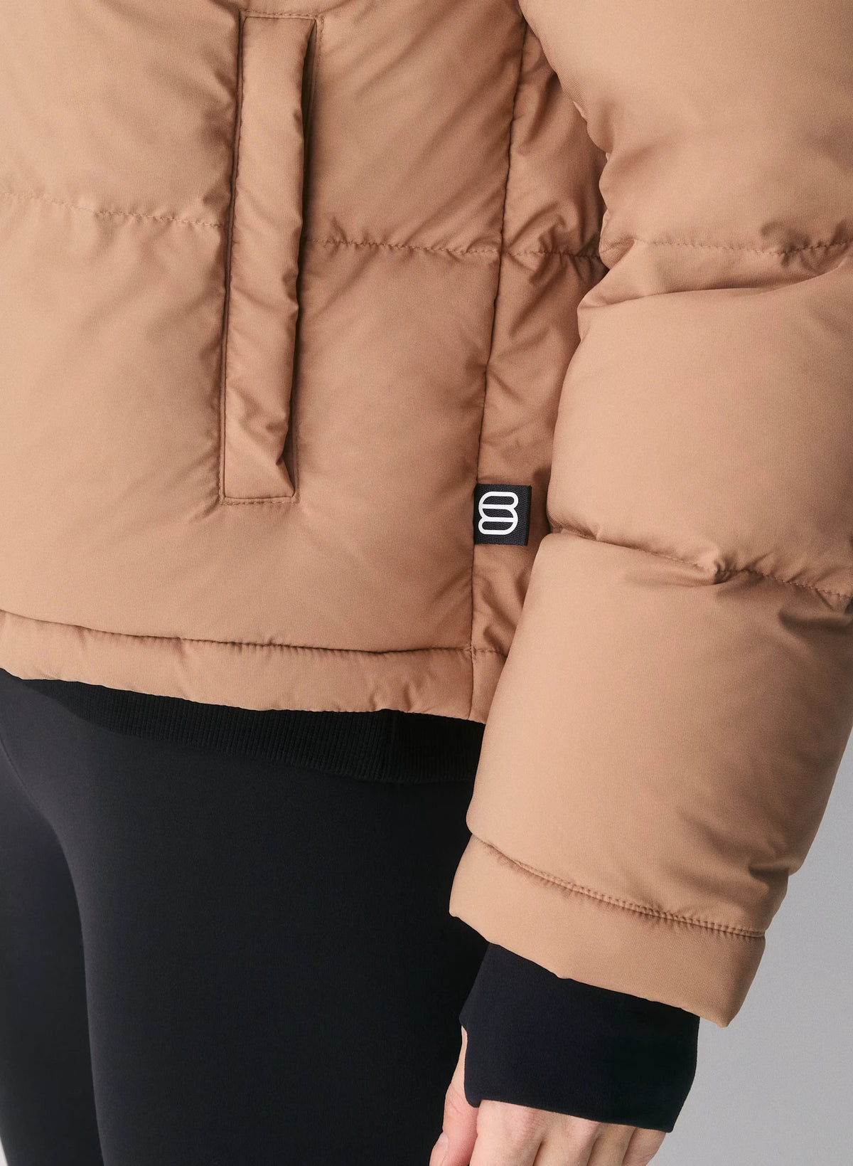 Short Down Puffer Jacket - Blue