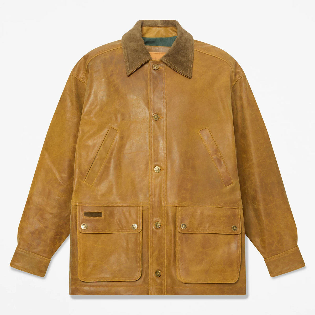 Men's Leather Field Coat