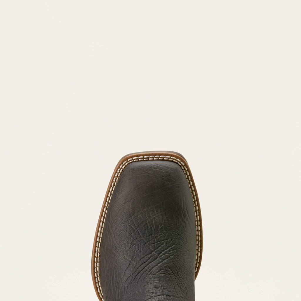 Men's Suede Wide Square Toe Chelsea Boots - Navy