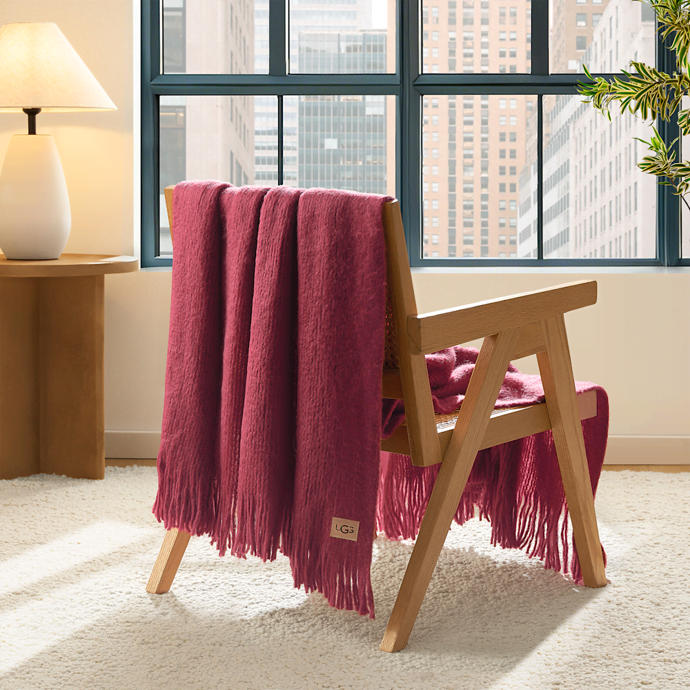 Ribbed Knit Throw Blanket 50 X 70