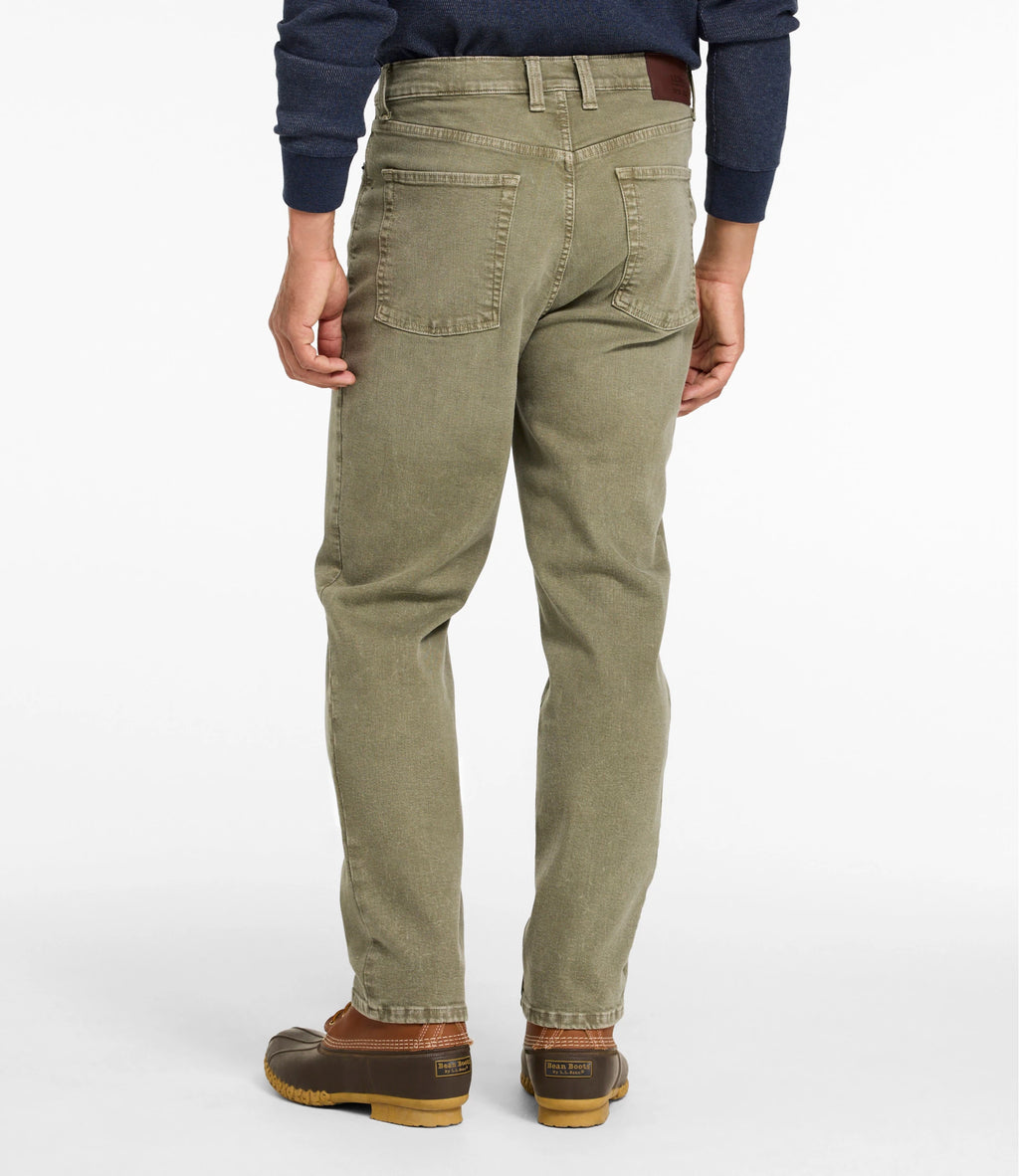 Men's Stretch Straight-Leg Jeans - Tan