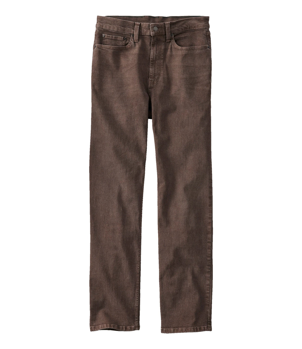 Men's Stretch Straight-Leg Jeans - Tan