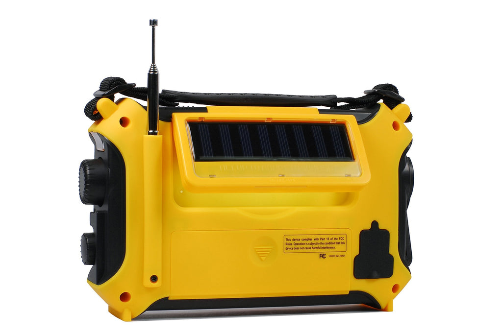 Kaito KA500 5-way Powered Solar Power,Dynamo Crank, Wind Up Emergency AM/FM/SW/NOAA Weather Alert Radio with Flashlight,Reading Lamp and Cellphone