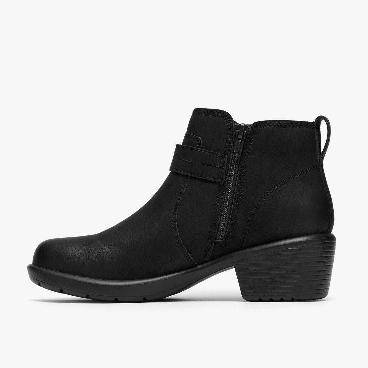 Leather Ankle Boot - Black