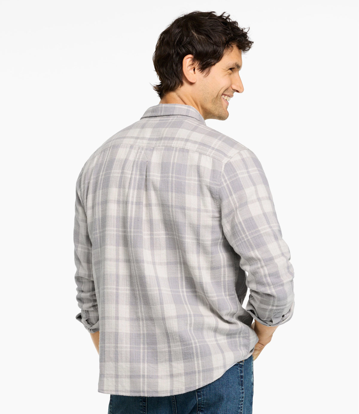 Men's Brushed Cotton Flannel Shirt - Barley