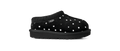 Toddler Metallic Dot Suede Mule - Black