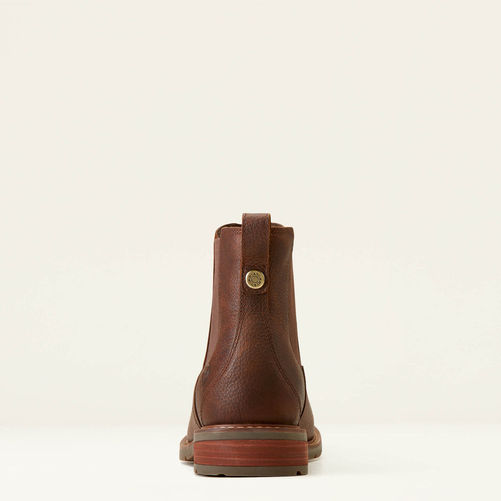 Waterproof Leather Chelsea Boot - Brown