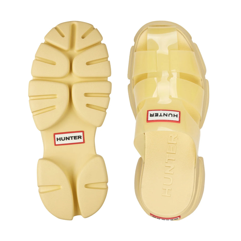 Women's Translucent Fisherman Sandals - Yellow