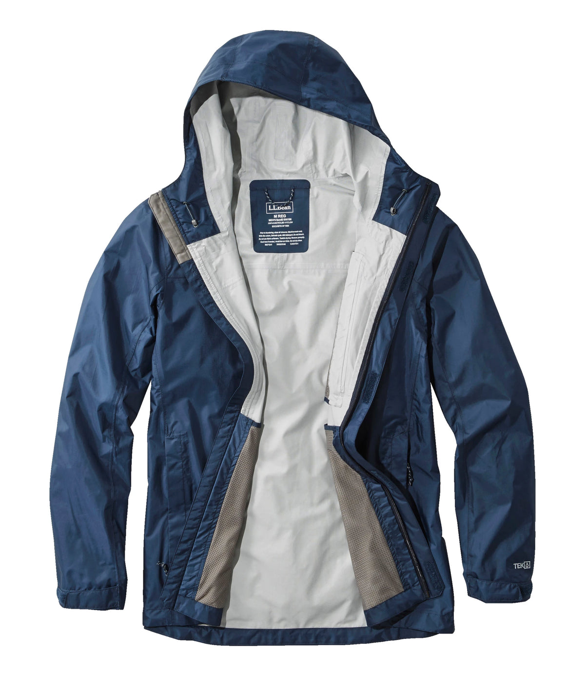 Men's Packable Waterproof Rain Jacket - Black