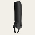 Kids' Leather Half Chaps - Black
