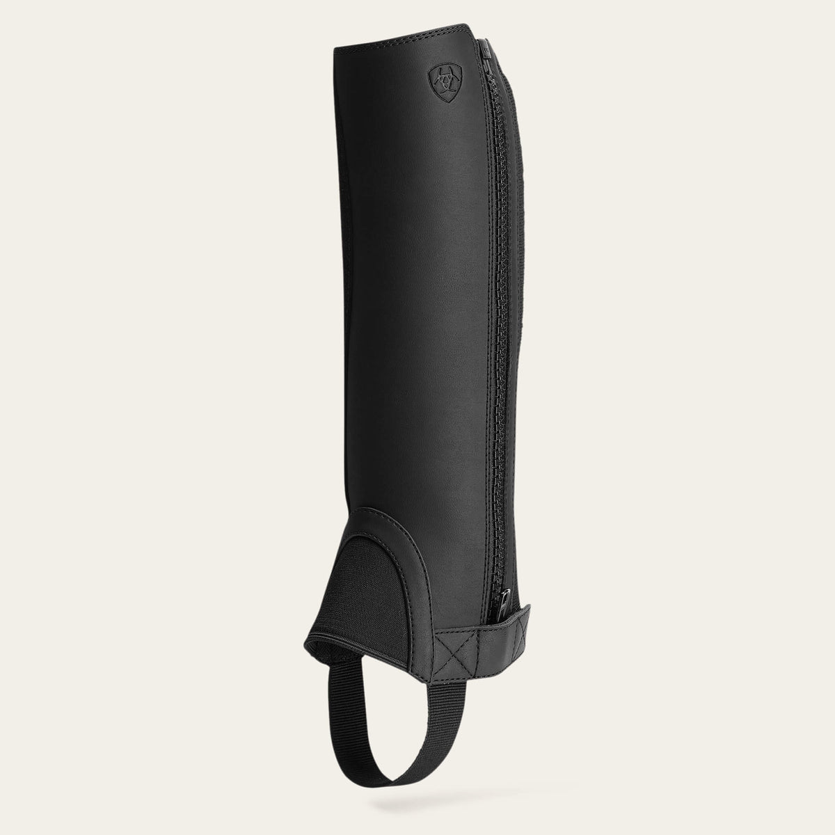 Kids' Leather Half Chaps - Black