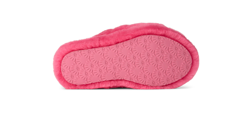 Kids' Sheepskin Strap Slide - Natural