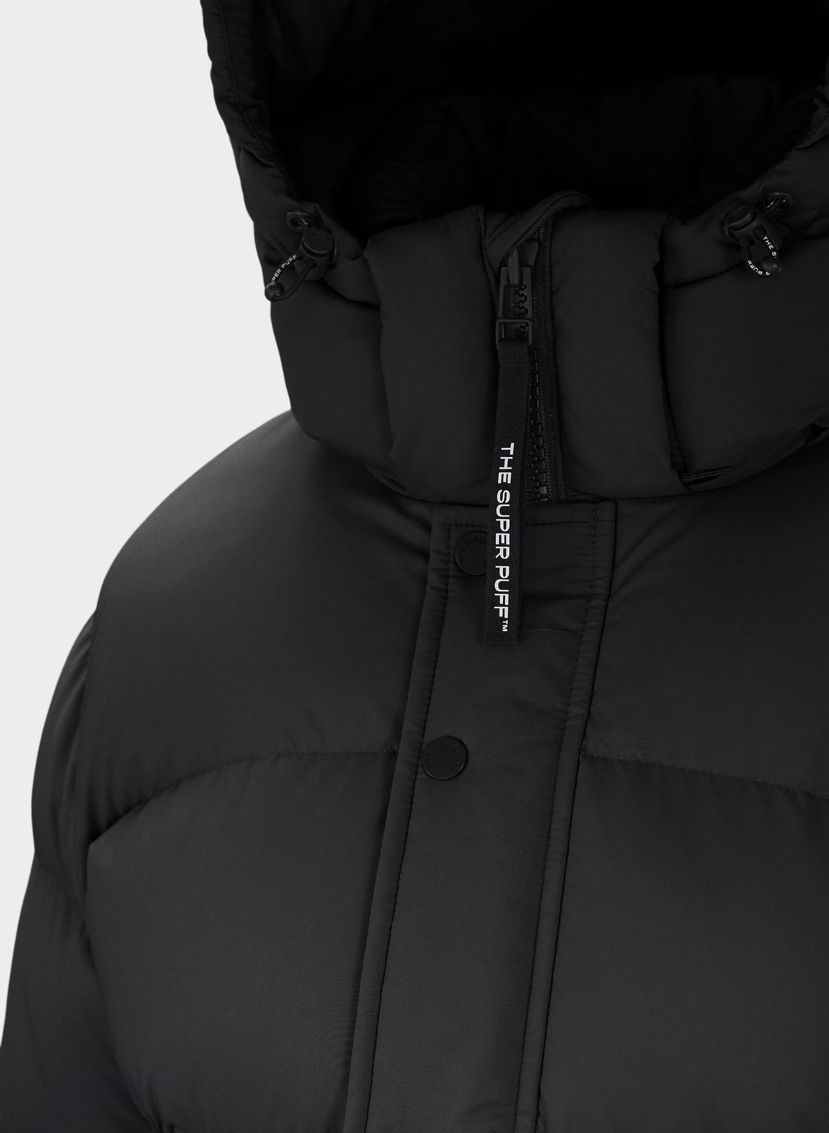 Long Down Puffer Jacket - Blue