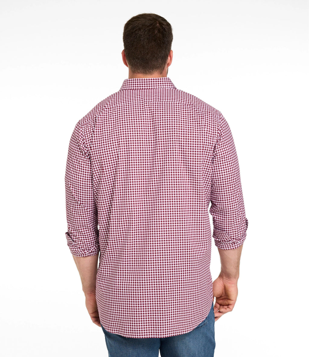Men's Wrinkle-Resistant Check Shirt - Blue