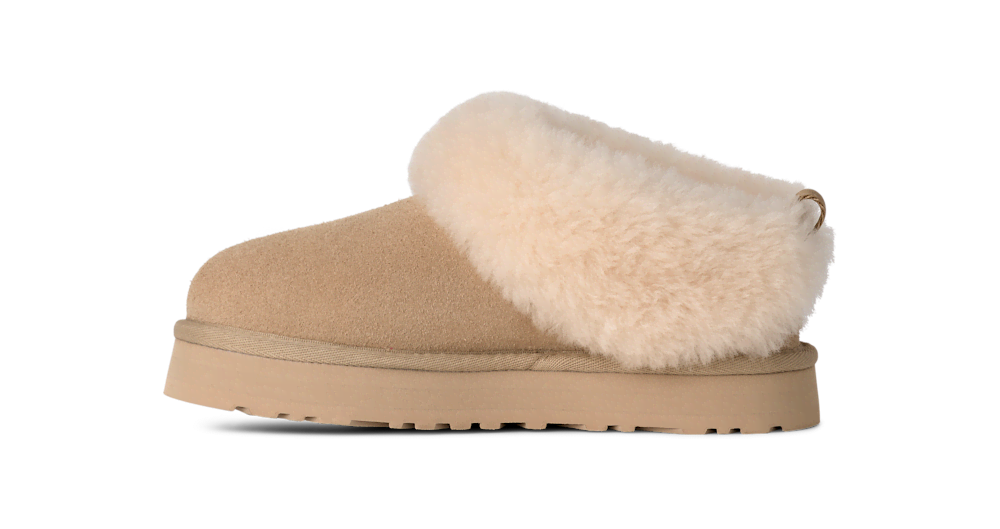 Kids' Suede Platform Slipper - Chestnut