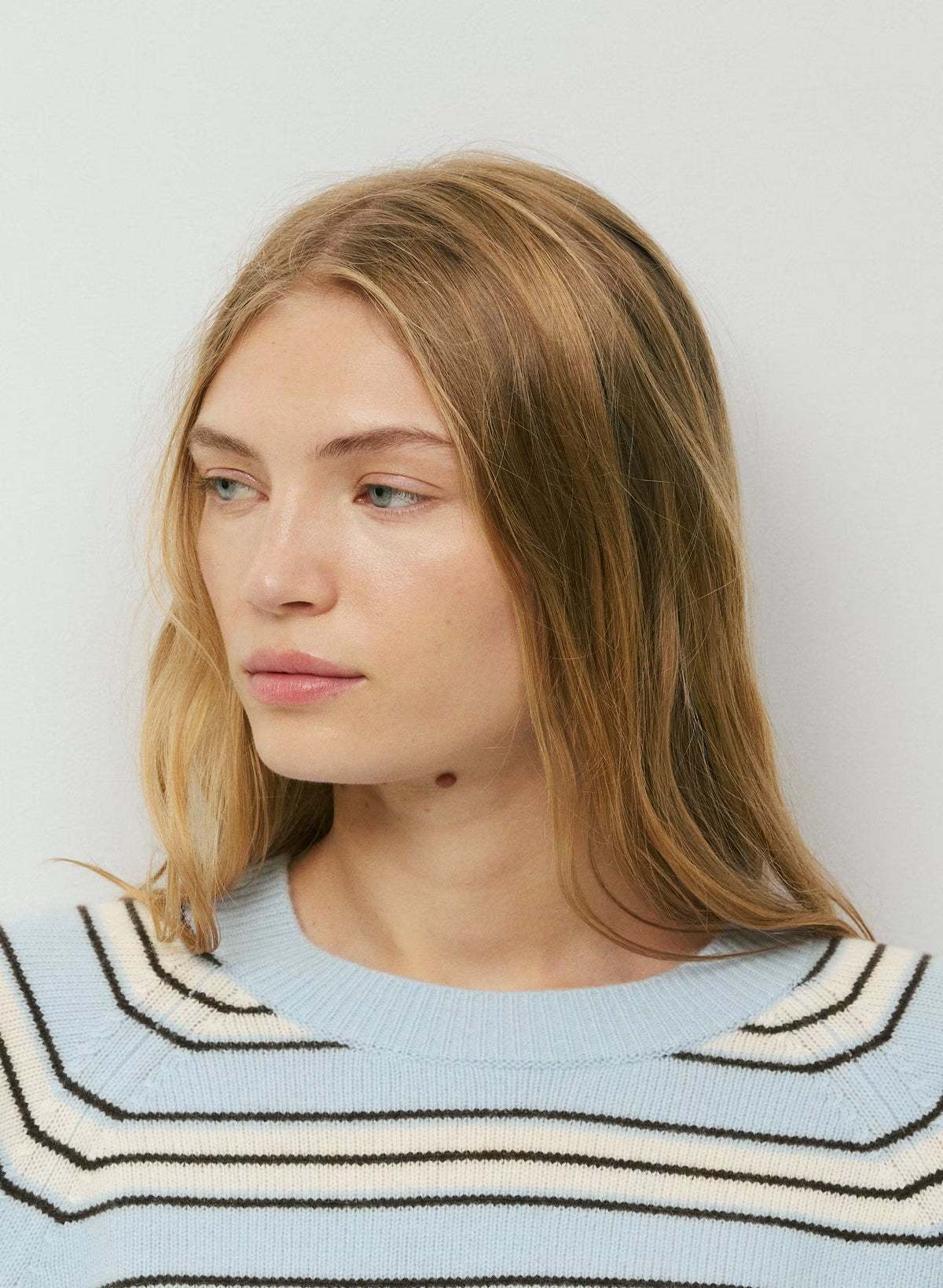 Wool Cashmere Raglan Sweater - Olive