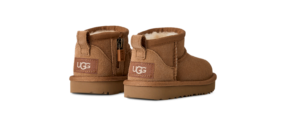 Toddler Sheepskin Mini Boot - Chestnut