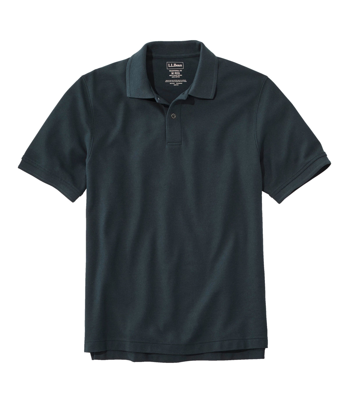 Men's Cotton Piqué Polo Shirt - Black